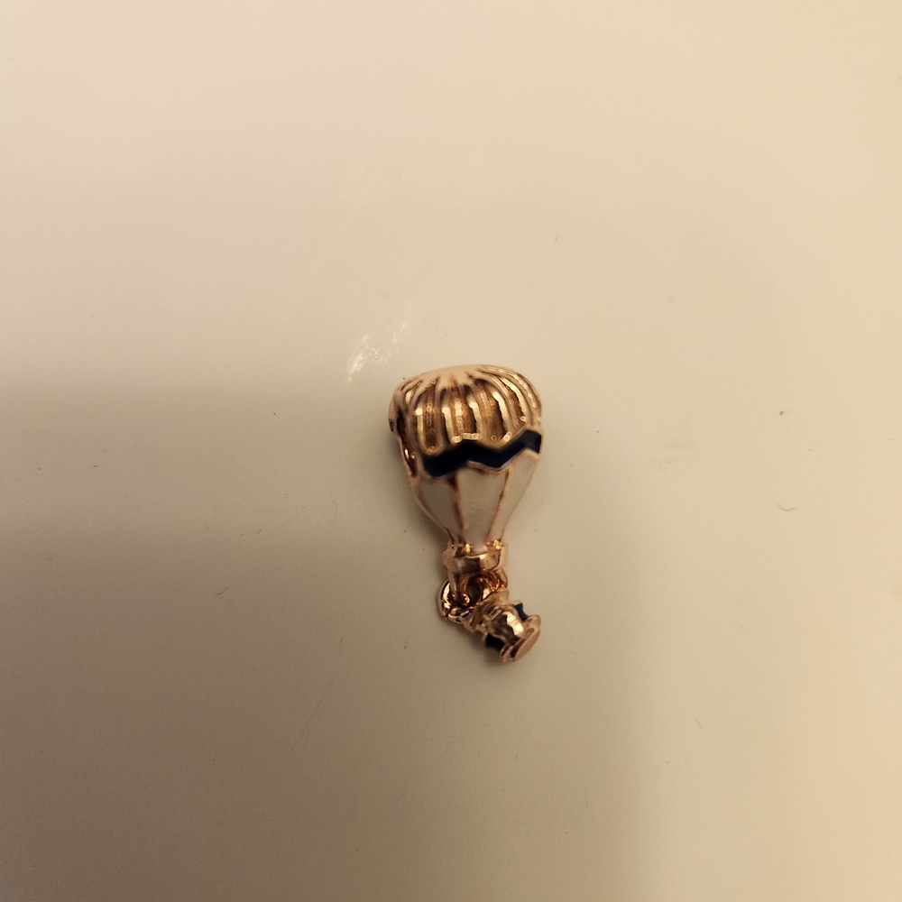 Gold Hot Air Balloon Charm Pendant